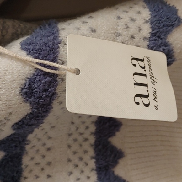 NWT A.N.A MOCK NECK SNOWFLAKE BOXY PULLOVER SIZE 2X - Picture 6 of 11